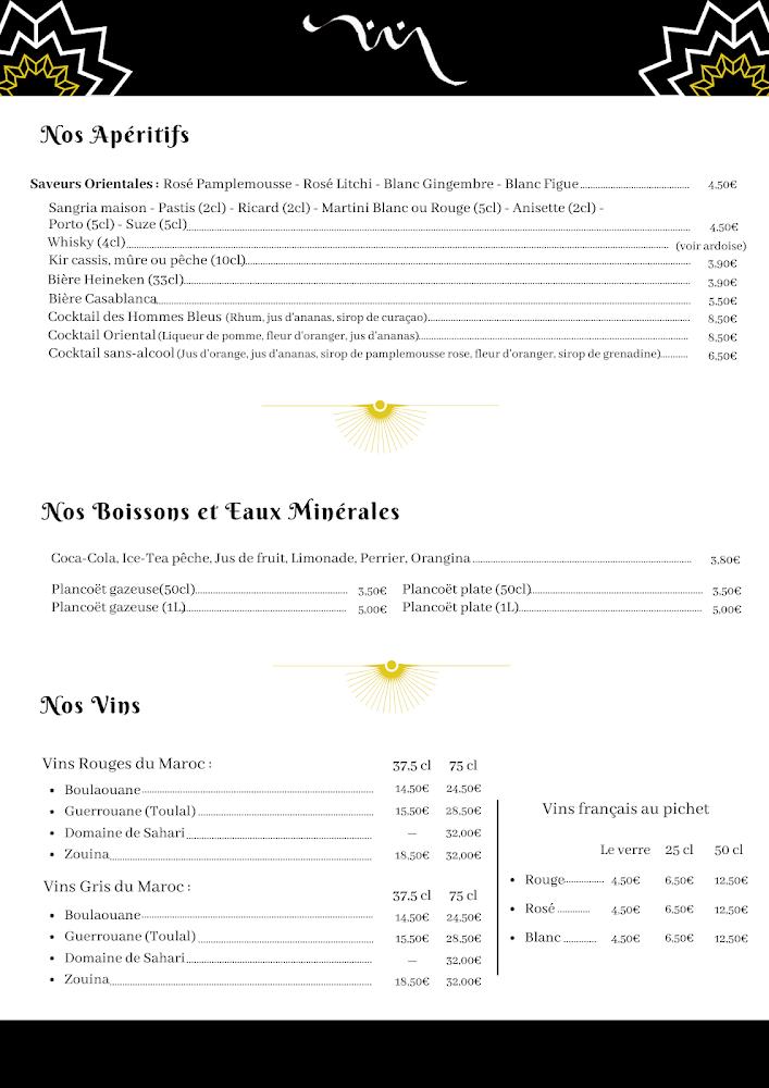Le Marrakech - Menu Image 4